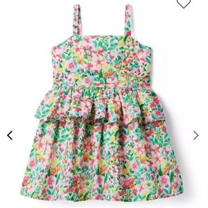 Floral peplum sundress
